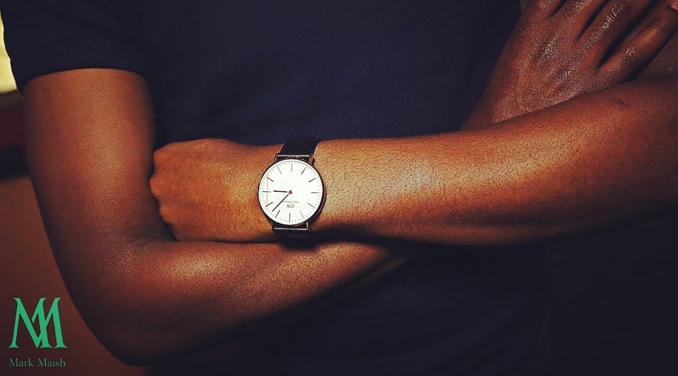 Daniel Wellington wrist watch Mark Maish