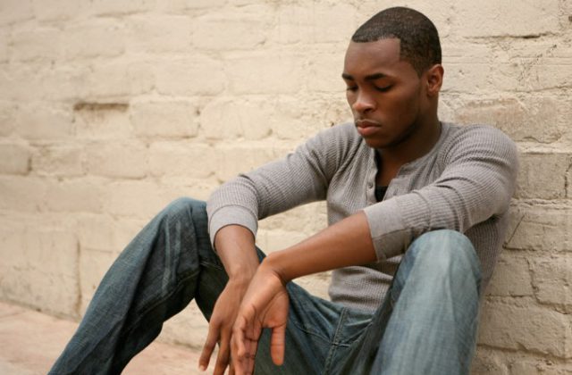black men image of depression